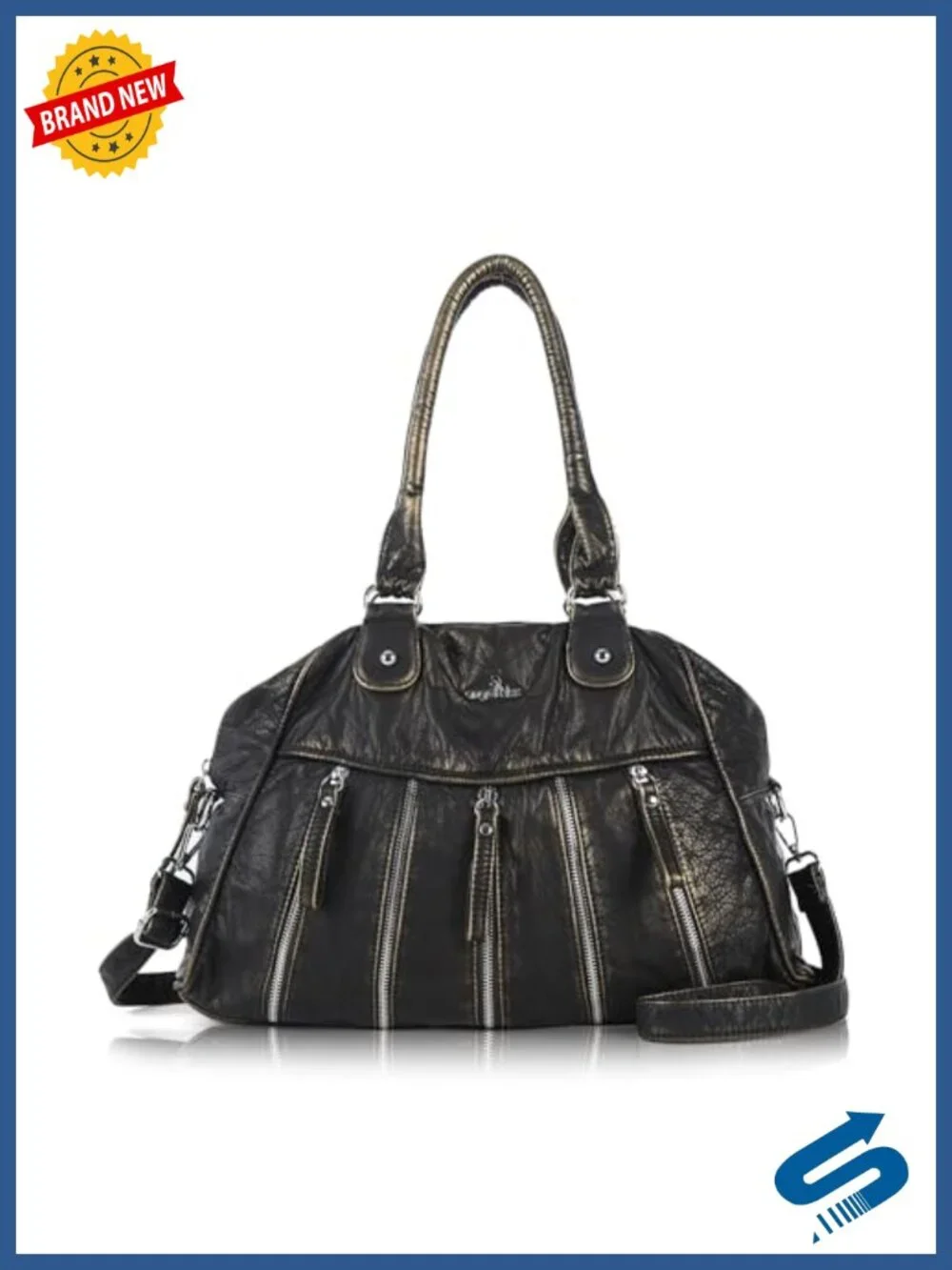Soft PU Leather Hobo Bag - Trendy Shoulder & Crossbody Purse for Women